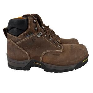Carolina Work Boots Mens Size 14 Leather Waterproof 400 gm Broad Comp Toe 6 Inch